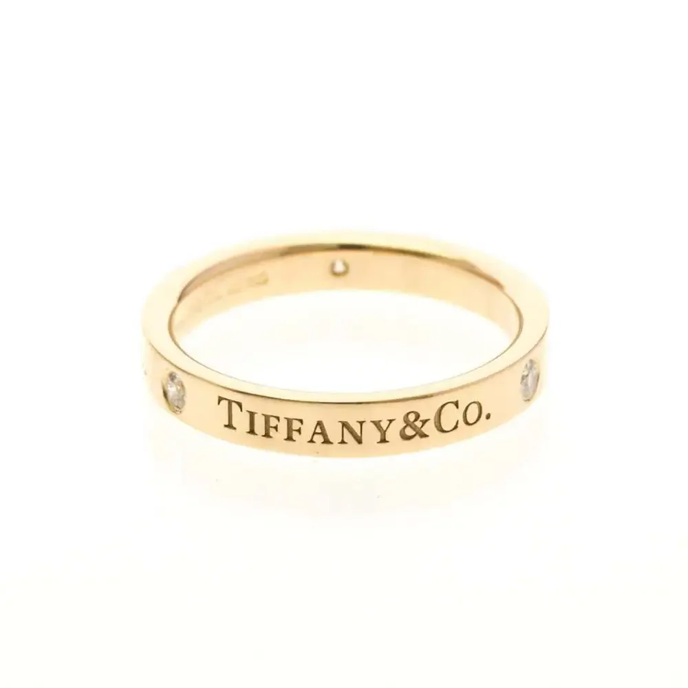 TIFFANY 18k Gold Diamond Ring